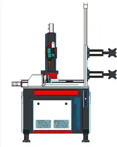 Laser soldagem máquina tubos tubo escape