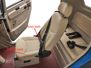 รถสี่ล้อไฟฟ้าสองประตูใหม่ พวงมาลัยซ้าย กล้องมองหลัง ภายในสีเข้ม สไตล์ออฟโรดในเมือง ผลิตโดยผู้ผลิตจีน - Product Image 5