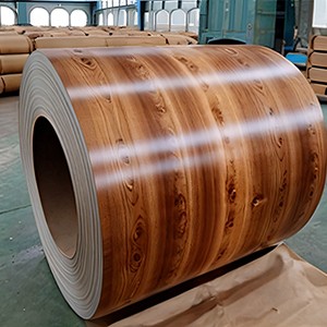 Rollos de acero recubiertos impresos 0,14mm calibre de espesor 3D grano de madera <span class=keywords><strong>ppgi</strong></span> bobinas precio 2023 - Product Image 3