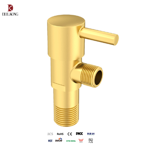 Hiện Đại Sang Trọng Cao Cấp Vàng Nhà Vệ Sinh Lưu Vực Bồn Tắm Máy Nước Nóng Brass Góc Van Góc Cock 1/2 <span class=keywords><strong>3</strong></span>/<span class=keywords><strong>8</strong></span> Với Gốm Lõi Spool - Product Image 1