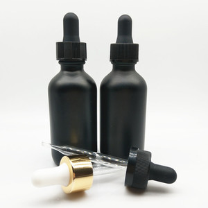 5ml 10ml 15ml 20ml 30ml 50ml 100ml bán buôn thủy tinh màu hổ phách chai tinh dầu với màu đen giả mạo bằng chứng hoặc nắp Ống nhỏ giọt - Product Image 6