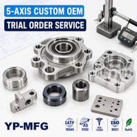 Centre d'usinage de roulement de moyeu de roue, usinage CNC 5 axes en aluminium et tantale, service d'essai OEM personnalisé