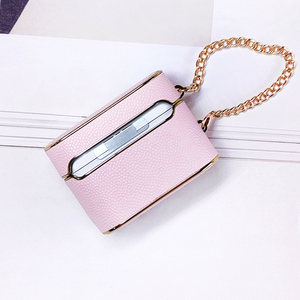 Para <span class=keywords><strong>Airpods</strong></span> 4 Pro 2, funda protectora de lujo para auriculares, cadena de moda, diseño de cubo, tipo de negocios, Funda de cuero PU para auriculares - Product Image 2