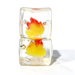 Maltose Ice New <b>Cube</b> Flame <b>Light</b> Squeezable Ice <b>Cube</b> Stress Relief Toy Flame Maltose Squeezable Fun Classroom Prizes Desk Toy - Product Image 4