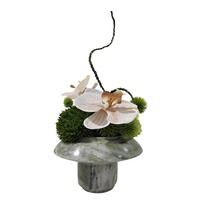 Nouvelle plante artificielle de style chinois, décoration pour salon de thé, entrée, salon, complète de décorations de fleurs de mousse