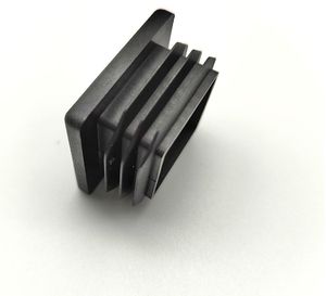 Capuchon d'extrémité carré en <span class=keywords><strong>plastique</strong></span> LDPE <span class=keywords><strong>50x50</strong></span> 2x2 pouces pour tube en acier dans les raccords de tuyauterie - Product Image 4