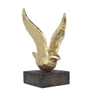 Scultura di piccione in resina in lamina <span class=keywords><strong>d</strong></span>'oro statua di piccione decorativa figurina decorazioni per la casa regalo per romantico e <span class=keywords><strong>amore</strong></span> - Product Image 4