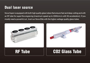 Cortadora Láser de CO2 de Escritorio Automática AEON de 100 W con HIWIN para Corte de Detalles Finos en Madera, Papel y Goma, Compatible con Formatos LAS/DST - Product Image 4