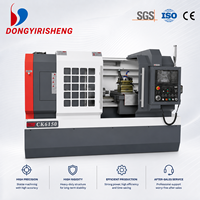 Riel duro grande automático CK6150 Motor único 8-Axis GSK Control Cama plana Torno CNC horizontal de frecuencia variable de tres velocidades