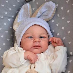 Bambole Reborn da 18 Pollici all'Ingrosso in Silicone Neonato Realistico Bebè <span class=keywords><strong>con</strong></span> <span class=keywords><strong>Vestiti</strong></span> Casual per Bambina e Bambino - Product Image 1