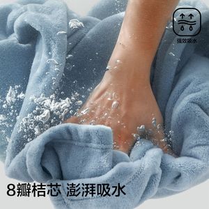 Falda de baño de terciopelo para hombre, extra grande, gruesa, absorbente, de secado rápido, para natación y baño, de microfibra de poliéster, unisex para adultos. - Product Image 2