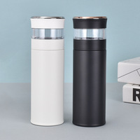 Mug isotherme intelligent en acier inoxydable 316 à isolation sous vide avec affichage LED de la température et filtre à thé – Vente chaude