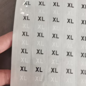<strong>Printed</strong> Self Adhesive Waterproof PVC <strong>Sticker</strong> Round Label Roll for Clothing and Shoes - Product Image 2