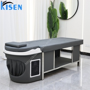 KISEN Salon Massage Table Hair Washing Shampoo <b>Bed</b> Moxibustion <b>Bed</b> Water Circulation Head Massage <b>Bed</b> for Barber Beauty Salon - Product Image 6
