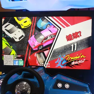 42 дюйма с управлением с помощью монетного симулятор гоночного автомобиля игровой автомат для игровых центров