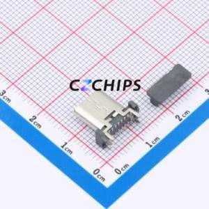 HX-TYPE-C 16P 180 LT H10.5 USB Connector SMD Connector Type-C Female Vertical Mount 16P - Product Image 2