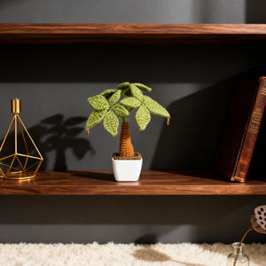 <span class=keywords><strong>ต้น</strong></span>ไม้เงินถักมือ งานฝีมือโครเชต์ ดอกไม้ประดับถาวรจากไหมพรม สำหรับตกแต่งบ้าน - Product Image 4