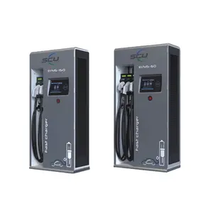 SCU EV DC fast charging station chademo/ccs1/ccs2 connector support OCPP 60kw/150kw car charger