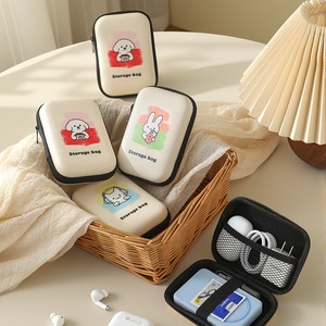 Cartoon <b>Storage</b> Bag Rectangle Portable Data Cable Organizer Protective Case for Digital Accessories - Product Image 1