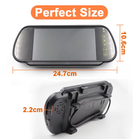 Caméra de recul étanche avec vision nocturne pour Opel Vivaro ou Renault Trafic 2001-2014, moniteur 7 pouces
