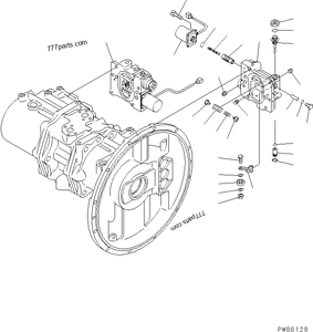 ชุดประกอบโซลินอยด์วาล์วเครื่องจักรกลหนักสำหรับงานก่อสร้าง 708-2L-25190 7082L25190 สำหรับรถขุดโคมัตสุ PC1250-7 PC1250-8 ปั๊มโซลินอยด์วาล์ว - Product Image 1