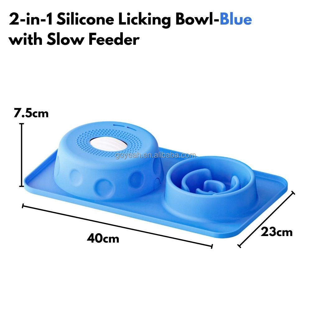 [13] Ciotole blu da leccare 2 in 1