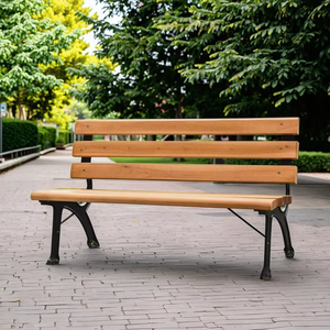 Commercio all'ingrosso moderno in ghisa ferro battuto panchine popolari in metallo esterno panca <span class=keywords><strong>da</strong></span> <span class=keywords><strong>giardino</strong></span> per Patio elegante panca immagine - Product Image 2