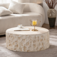 Meubles de maison au design créatif, table basse vintage de luxe, style italien, table d'appoint pour canapé, table centrale pour le salon