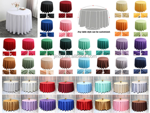 Tovaglia Rotonda Bianca Liscia di Lusso da 132 Pollici per Banchetti Nuziali e Ristoranti, Tovaglia Rotonda in Velluto da 120 Pollici per Eventi - Product Image 6