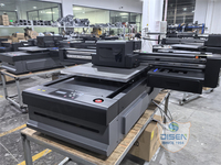 Nueva Impresora UV Plana Automática de Tamaño A3/A2 6090 con Posicionamiento Visual, Cabezal de Impresión XP600, Detección por Cámara CCD, 3 Cabezales
