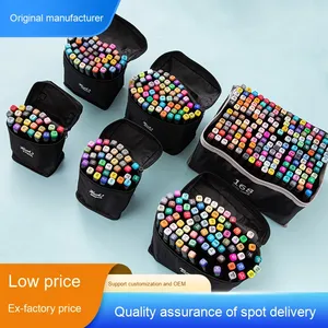 Đầu Kép Dầu Dựa Rượu Bút Đánh Dấu Thiết Lập 48/80/120/168 Màu Sắc 168 Cơ Sở Bút Đánh Dấu Với Túi Vải Cho Bản Vẽ - Product Image 2