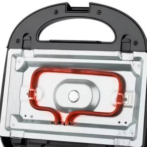 Plancha Eléctrica para Panini 3 en 1 Multifuncional con Placas Desmontables Antiadherentes, Parrilla para Desayunos y Sandwiches - Product Image 4