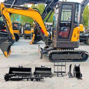 Pengiriman Gratis CE EPA Excavator Pertanian Multifungsi 3.5 Ton Mini Digger Micro Bagger Excavator Kecil 1800kg Dijual - Product Image 6