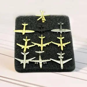 Free Sample Air Plane Lapel Pin Metal Badge Manufacture Metal Hard Enamel Pins Custom Soft Enamel Aircraft Lapel Pin