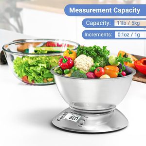 <b>Large</b> Capacity Customization Electronic Food Nutrition Weight 5kg Digital Display Kitchen Weighing Scales UH5000 Kitchen Food Sc - Product Image 4