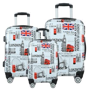 Valise à roulettes à motif de bus londonien / Bagage PC / Valise de <span class=keywords><strong>voyage</strong></span> avec serrure 20''24''28'' - Product Image 1