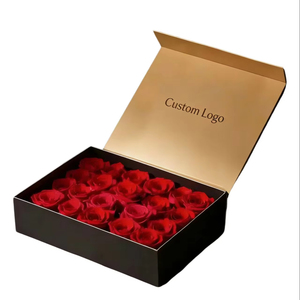 Scatole Regalo di Lusso Personalizzate all'Ingrosso, Confezioni con Chiusura Magnetica, Scatole per Fiori per la Festa della Mamma, Confezioni per Bouquet di Rose - Product Image 1