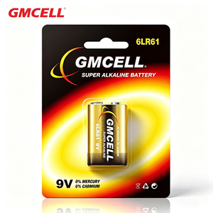 Batería Alcalina Super GMCELL 9V 6LR61, Larga Duración, 10 Años de Vida Útil para Micrófono, Multímetro, Detector de Humo, Certificado MSDS - Product Image 4