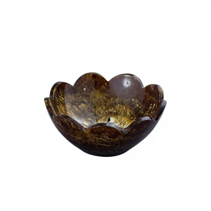 Bol à fruits en résine à motif floral, jetable, écologique, durable, décoration d'intérieur, vaisselle, design moderne personnalisable - Product Image 1