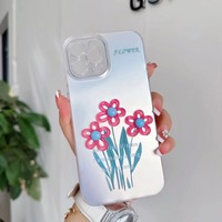 Coque de protection arrière multicolore IMD Hard PC Mobile Phone Case for Ladies Protective Back Cover pour iPhone 12 13 14 15 16 17 Pro Max Decorative