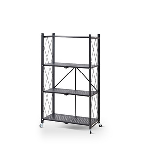5-Tier Movable Metal Storage Rack Foldable Wire Shelving <strong>Units</strong> with Wheels 3Tier Movable Metal Storage <strong>Shelves</strong> - Product Image 3