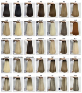 Extensiones de Cabello Humano Virgen 100% al por Mayor, Extensiones de Cabello con Micro Anillos de <span class=keywords><strong>50</strong></span> Hilos/50g para Salón, 14-24 Pulgadas, Todos los Colores - Product Image 5