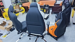 Chaise de bureau ergonomique pour BMW avec base roulante, chaise de bureau confortable, pièces de mobilier professionnel - Product Image 4