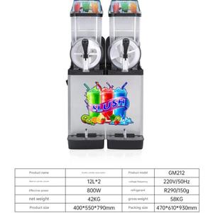 Máquina de Bebidas Congeladas, Dispensador Comercial de Granita de 2 Tanques para Cócteles y Mocktails - Product Image 5