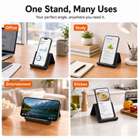 Support de téléphone pliable et réglable en silicone, support flexible multifonctionnel pour une visualisation mains libres