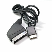 Câble SCART RGB 1,8 m, câble audio vidéo TV, câble de remplacement pour Playstation PS2 PS3 Slim pour console PAL/NTSC