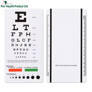 Tasche Größe Sehschärfe Eye Vision Test Diagramm Snellen Eye Chart