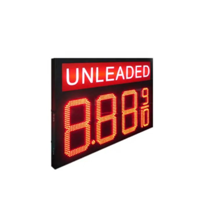 Panneau de prix régulier/Diesel/Premium 8.88 9/10 Led gaz de 12 pouces