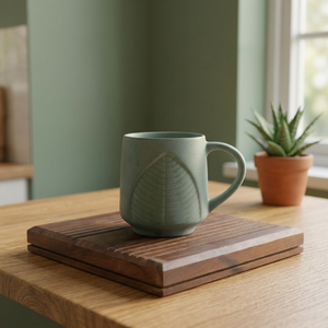 Mug à café en céramique écologique, style américain, compatible lave-vaisselle et micro-ondes, réutilisable, portable, pour usage domestique - Product Image 1