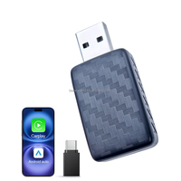 Adaptador Inalámbrico 2 en 1 para CarPlay y Android Auto, Mini Dongle USB con Conexión Rápida por Wifi 5G y Bluetooth, OEM ODM